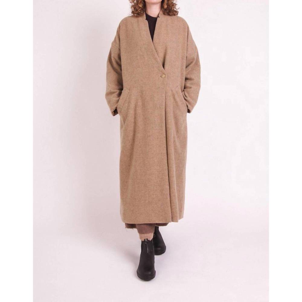 NEW ELSA ESTURGIE hetre coat in camel
